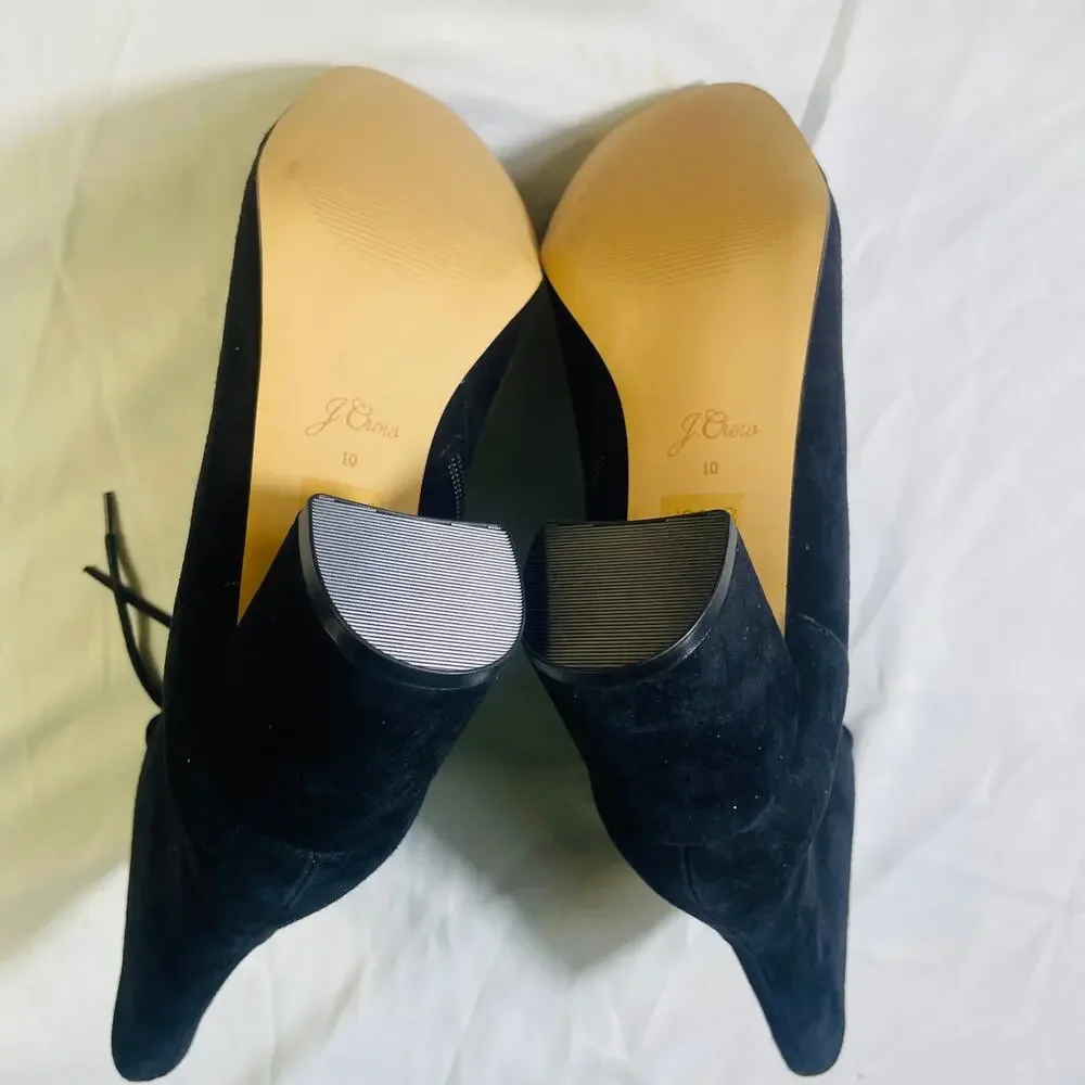 NWT J. Crew Suede Lace Up Boots